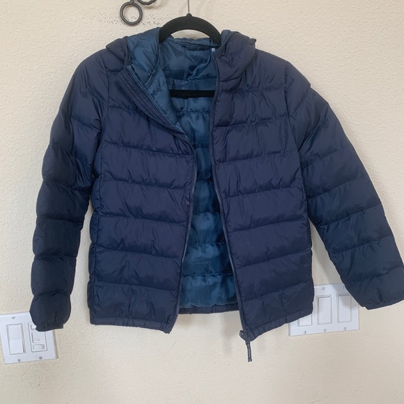 Uniqlo Other - Kids uniqlo winter puffer jacket 11-12 navy blue